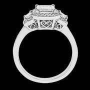 Engagement Ring in 18k Gold with Diamonds