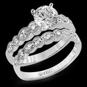 Wedding Set in 18k Gold with Diamonds