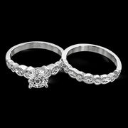 Wedding Set in 18k Gold with Diamonds