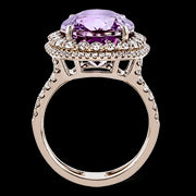 Color Ring in 18k Gold with Diamonds