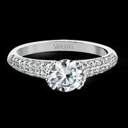 Engagement Ring in 18k Gold with Diamonds