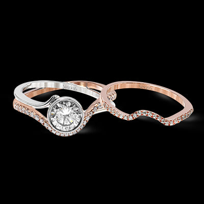 Wedding Set in 18k Gold with Diamonds