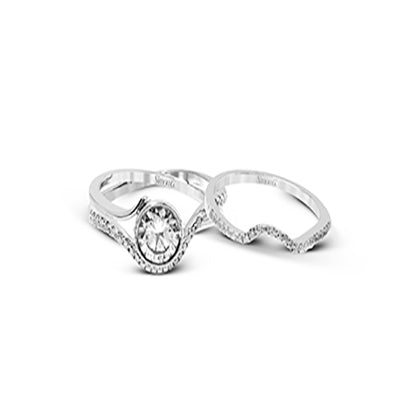 Wedding Set in 18k Gold with Diamonds