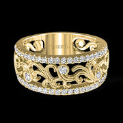 Right Hand Ring in 18k Gold with Diamonds