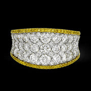 Right Hand Ring in 18k Gold with Diamonds