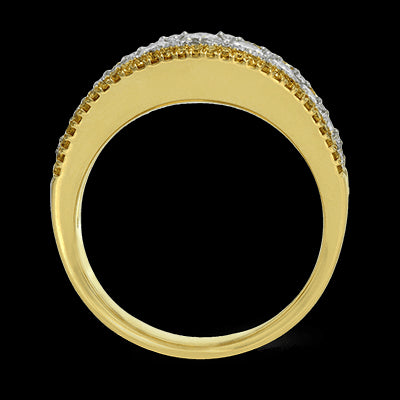 Right Hand Ring in 18k Gold with Diamonds