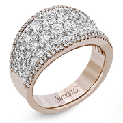 Right Hand Ring in 18k Gold with Diamonds
