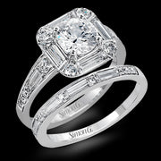 Wedding Set in 18k Gold with Diamonds