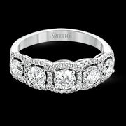 Anniversary Ring in 18k Gold with Diamonds