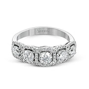 Anniversary Ring in 18k Gold with Diamonds