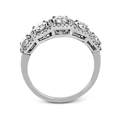 Anniversary Ring in 18k Gold with Diamonds