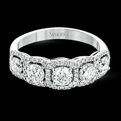 Anniversary Ring in 18k Gold with Diamonds