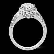 Engagement Ring in 18k Gold with Diamonds
