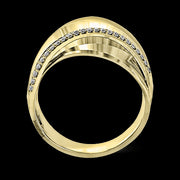 Right Hand Ring in 18k Gold with Diamonds