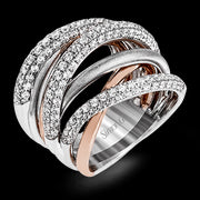 Right Hand Ring in 18k Gold with Diamonds