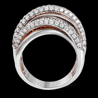Right Hand Ring in 18k Gold with Diamonds