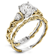 Wedding Set in 18k Gold with Diamonds