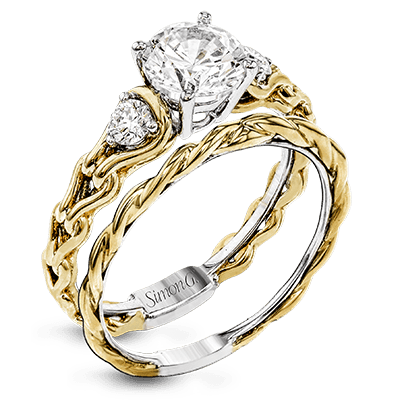 Wedding Set in 18k Gold with Diamonds