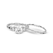 Wedding Set in 18k Gold with Diamonds