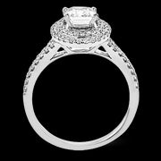 Engagement Ring in 18k Gold with Diamonds