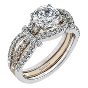 Wedding Set in 18k Gold with Diamonds