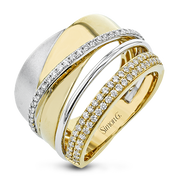 Right Hand Ring in 18k Gold with Diamonds