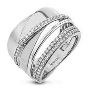 Right Hand Ring in 18k Gold with Diamonds