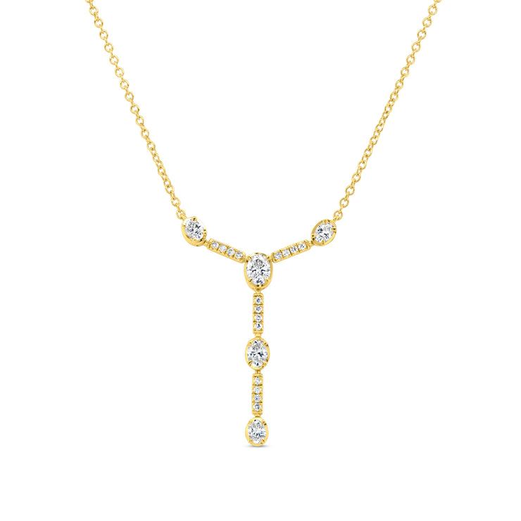 Uneek Alexandria Collection Drop Necklace