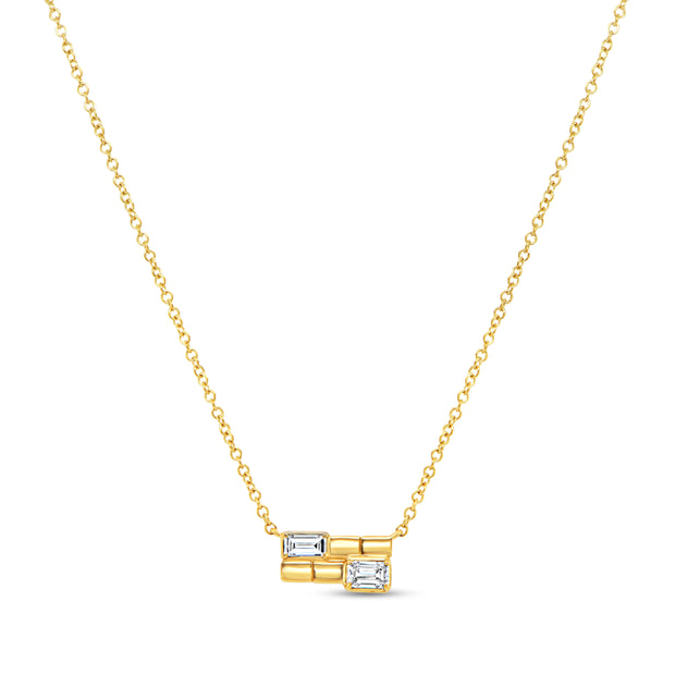 Uneek Alexandria Collection Bar Necklace