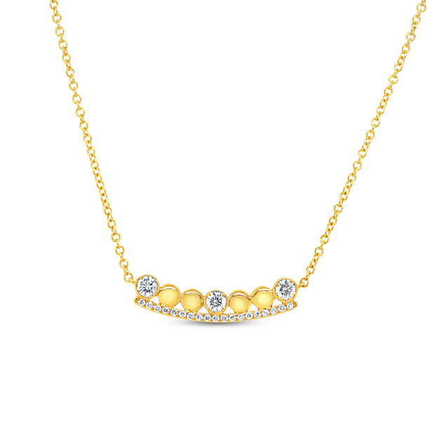 Uneek Alexandria Collection Bar Necklace