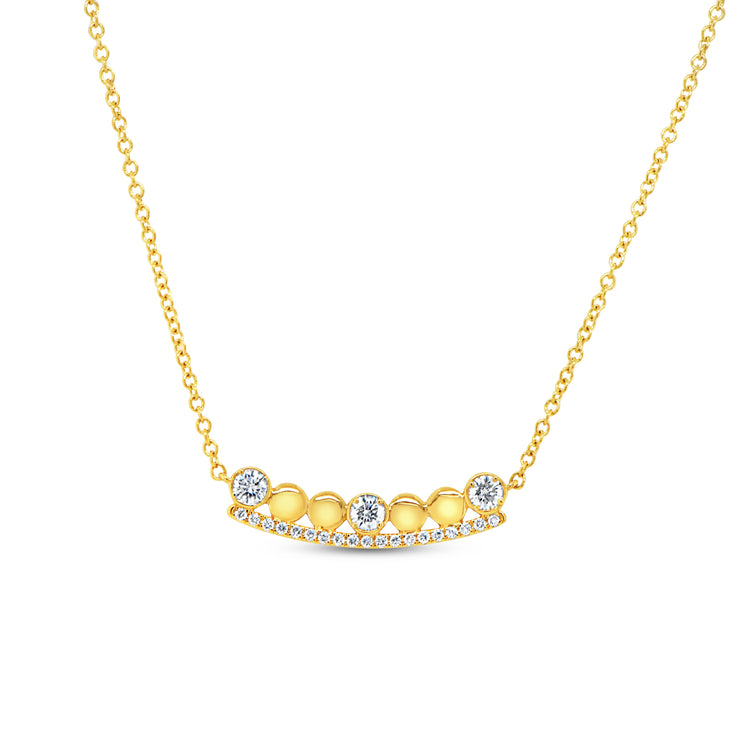 Uneek Alexandria Collection Bar Necklace