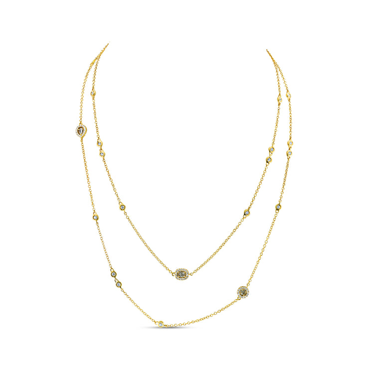 Uneek Cascade Collection Yard Opera Necklace