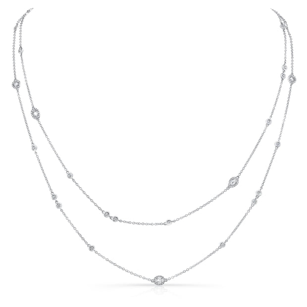Uneek Cascade Collection Yard Opera Necklace