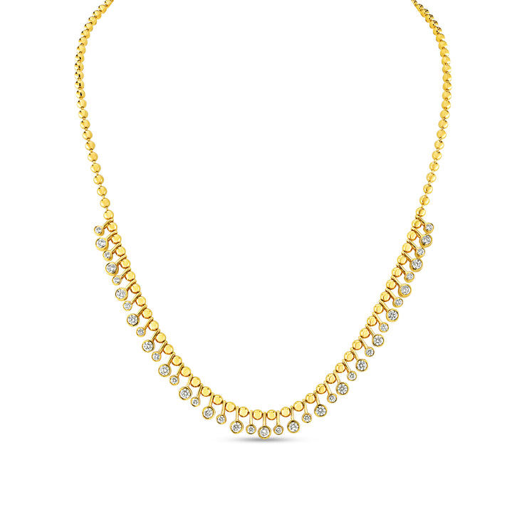 Uneek Cascade Collection Charm Necklace