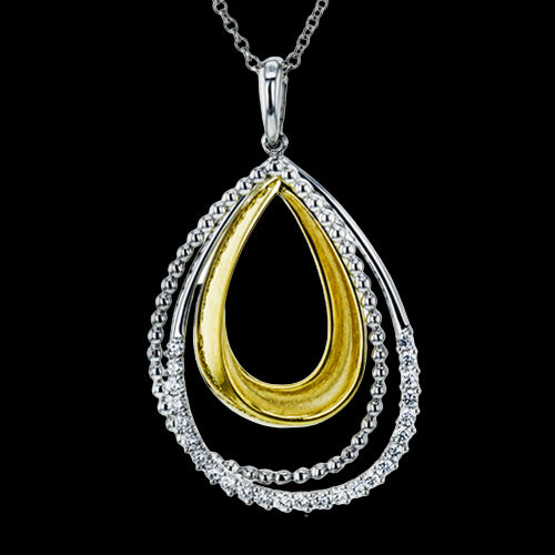 Pendant in 18k Gold with Diamonds