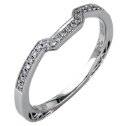 Engagement Ring in 18k Gold with Diamonds