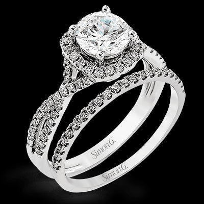 Wedding Set in 18k Gold with Diamonds