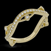 Right Hand Ring in 18k Gold with Diamonds