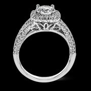 Engagement Ring in 18k Gold with Diamonds