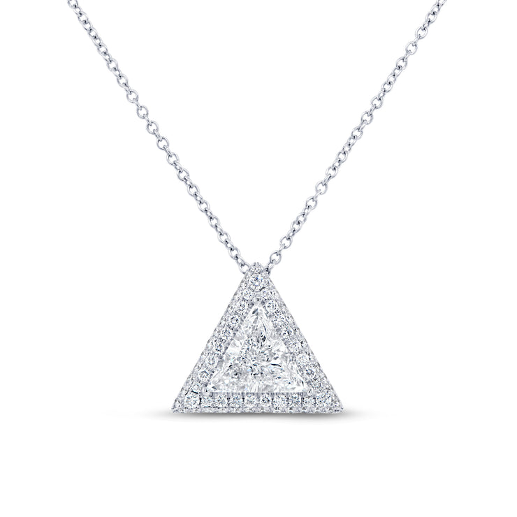 Uneek Signature Collection Halo Diamond Drop Pendant