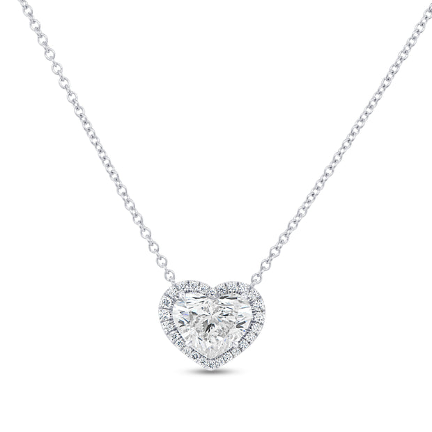 Uneek Signature Collection Heart Heart Diamond Fashion Pendant