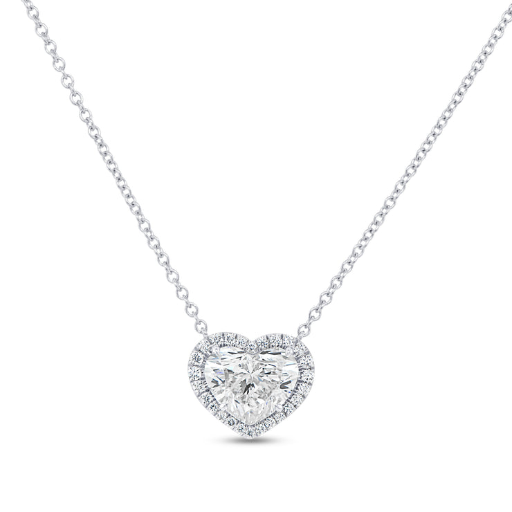 Uneek Signature Collection Heart Heart Diamond Fashion Pendant