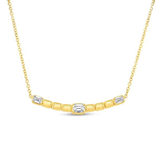 Uneek Alexandria Collection Bar Necklace