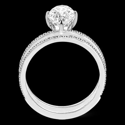 Wedding Set in 18k Gold with Diamonds