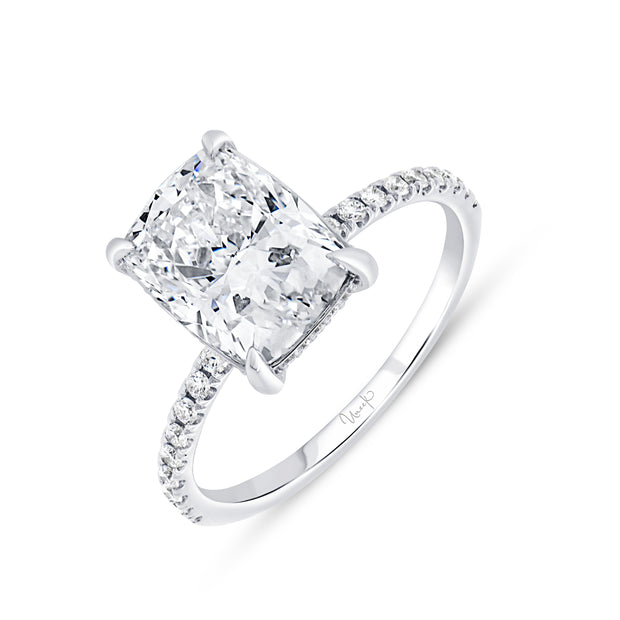 Uneek Timeless Collection Under-Halo Engagement Ring