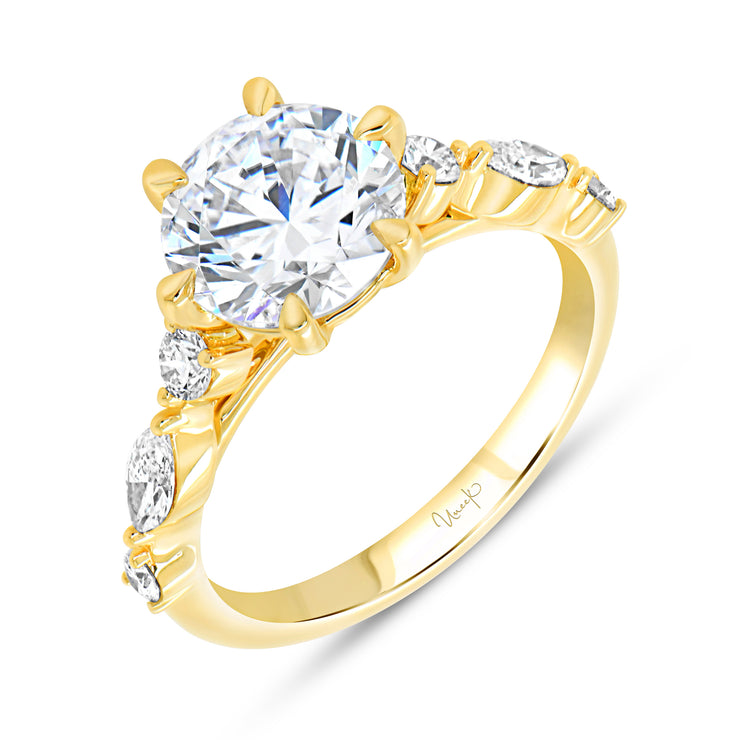 Uneek Us Collection Solitaire Engagement Ring