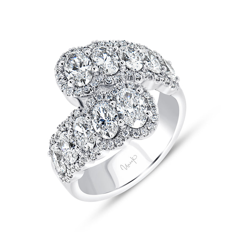 Uneek Signature Collection Bypass Diamond Fashion Ring