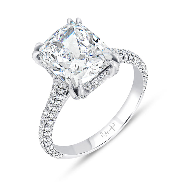 Uneek Signature Collection Halo Diamond Engagement Ring