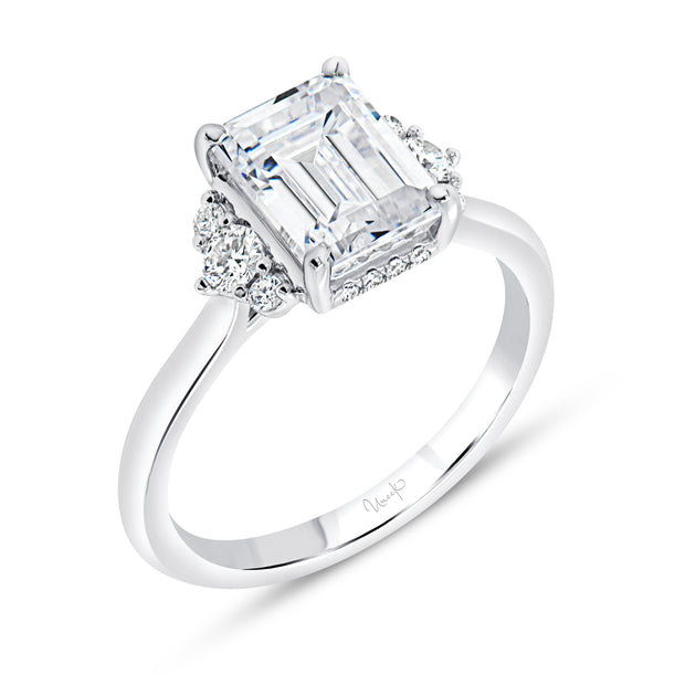 Uneek Timeless Collection Under-Halo Engagement Ring