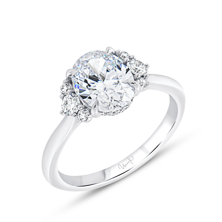 Uneek Timeless Collection Under-Halo Engagement Ring